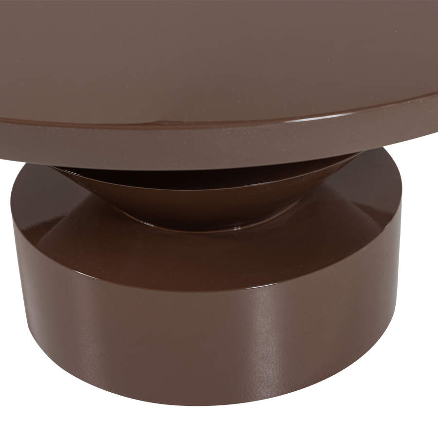 AUREN SALONTAFEL HOUT HOOGGLANS BRUIN [fsc]