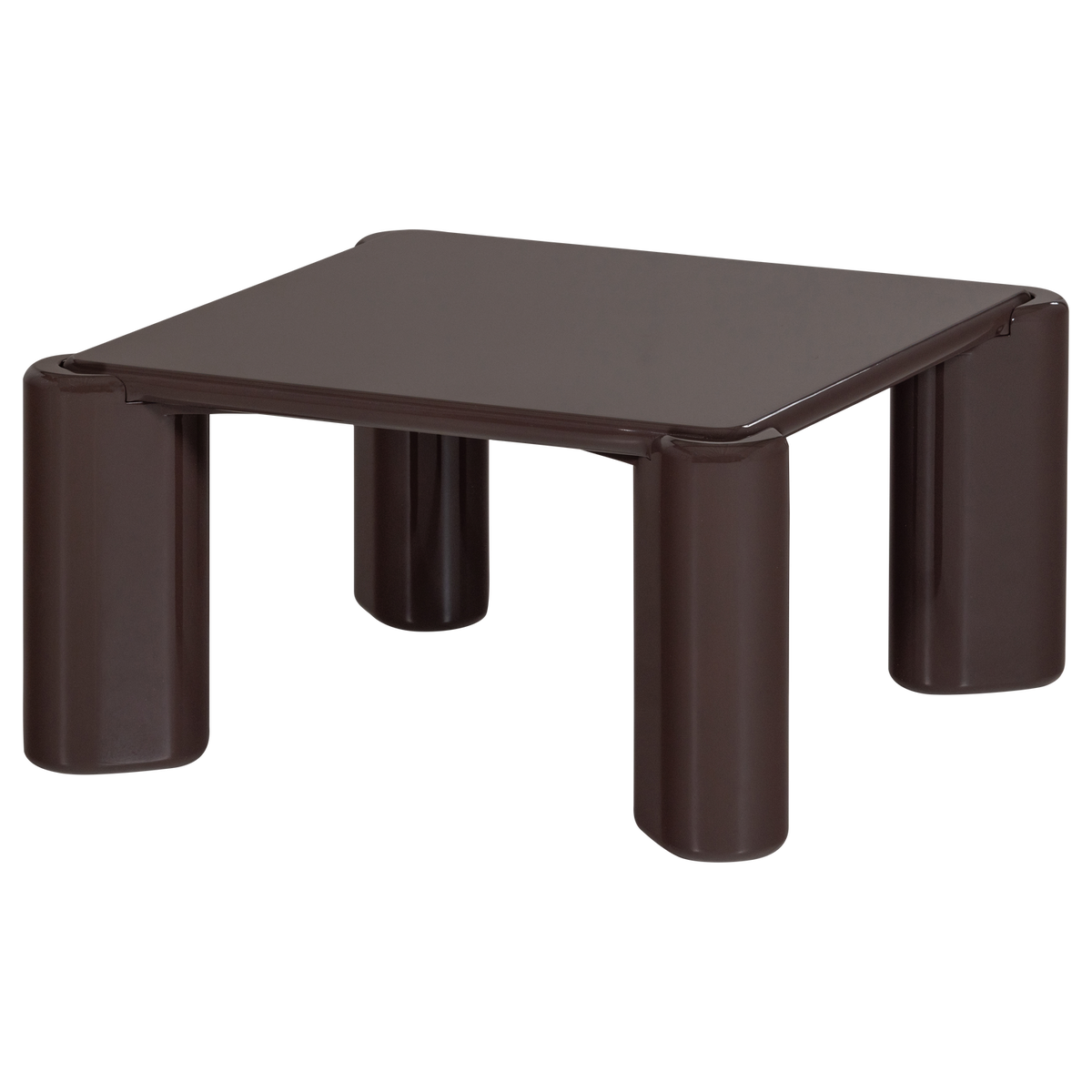TIVEN SALONTAFEL HOUT HOOGGLANS DONKERBRUIN [fsc]