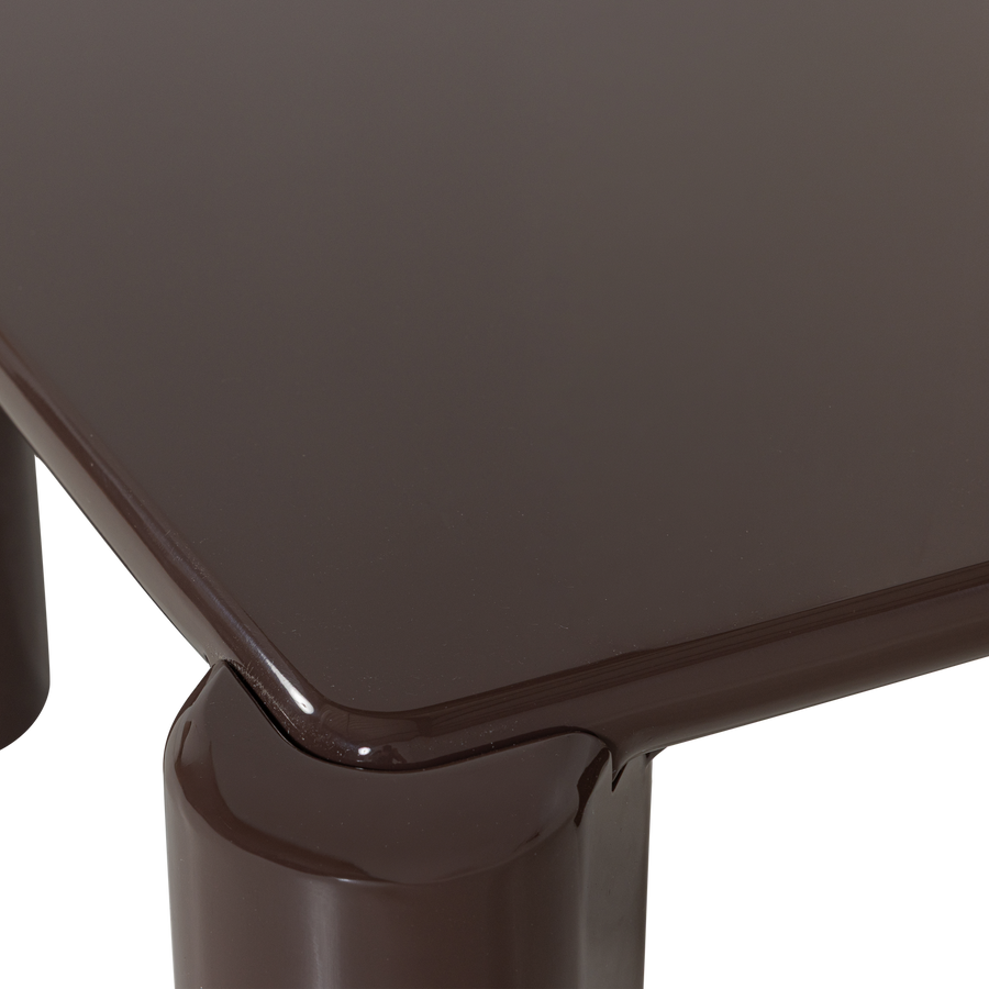 TIVEN SALONTAFEL HOUT HOOGGLANS DONKERBRUIN [fsc]