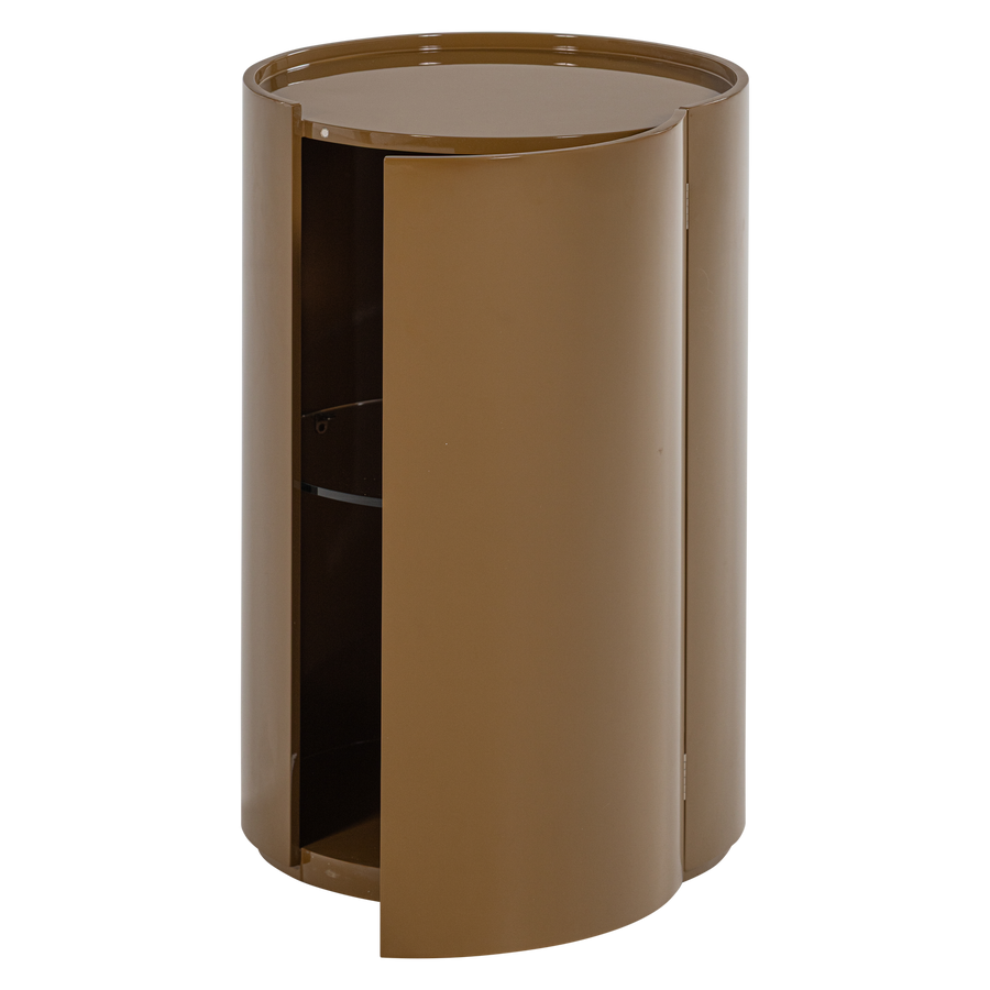 SERA RONDE KAST 72XO45 CM HOUT HOOGGLANS HONINGGEEL [fsc]