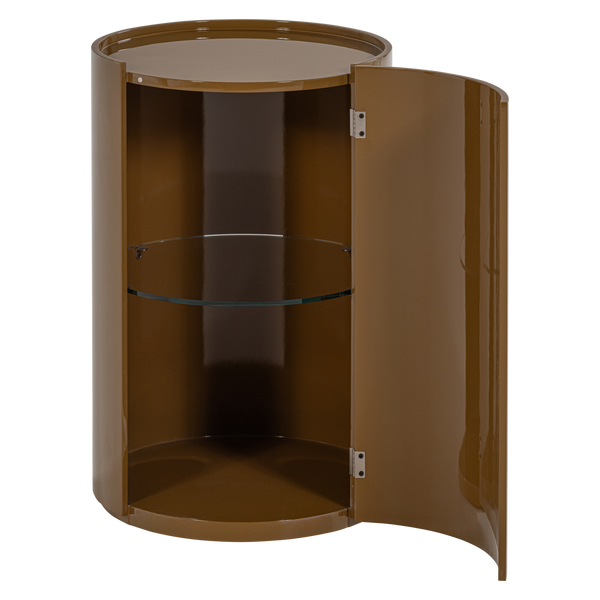 SERA RONDE KAST 72XO45 CM HOUT HOOGGLANS HONINGGEEL [fsc]