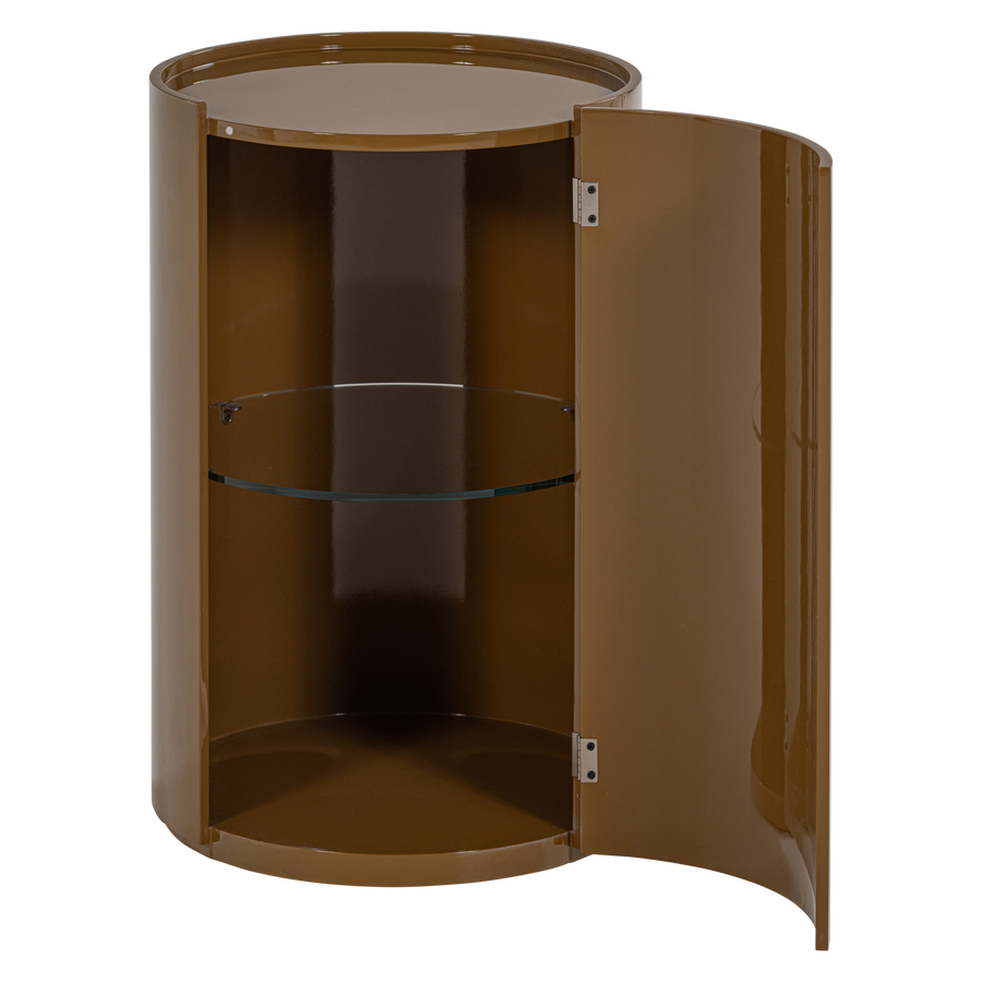 SERA RONDE KAST 72XO45 CM HOUT HOOGGLANS HONINGGEEL [fsc]