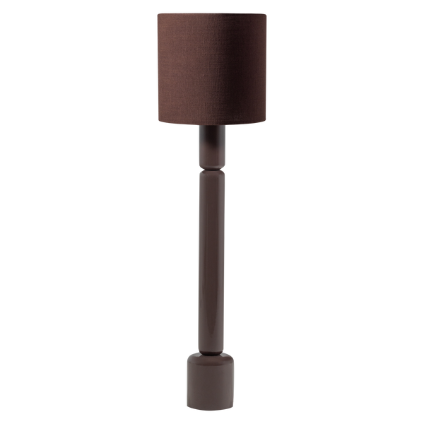 ZIVIAN VLOERLAMP HOUT HOOGGLANS DONKERBRUIN [fsc]