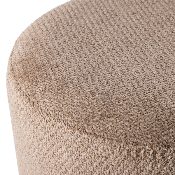 Islen poef met draaivoet boucle bruin