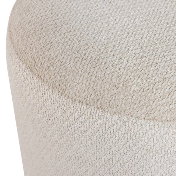Islen poef met draaivoet boucle beige