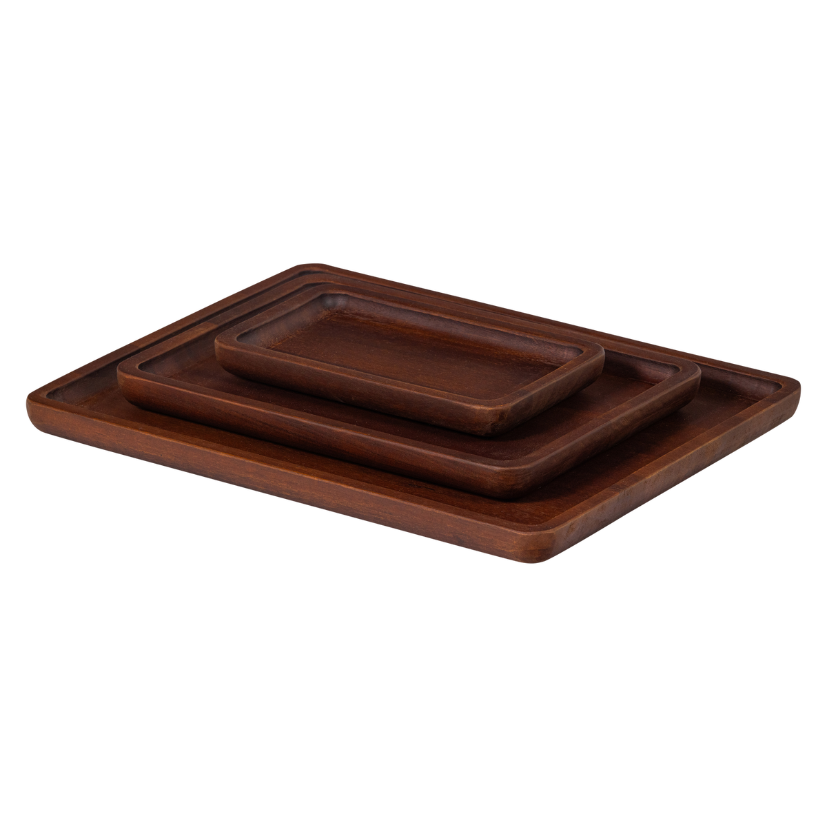 TRAYLA DIENBLAD MANGOHOUT BRUIN - SET VAN 3