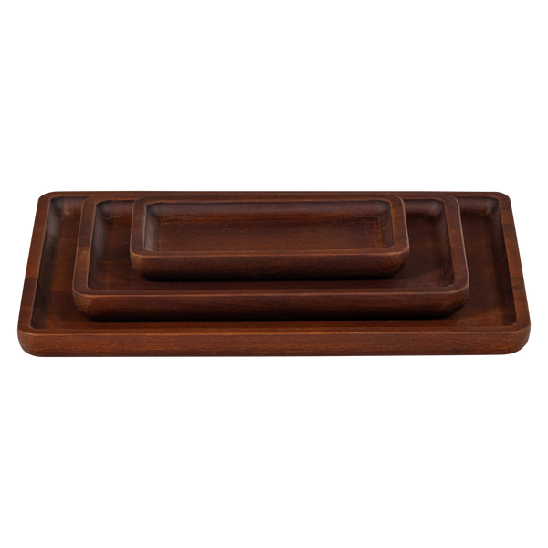 TRAYLA DIENBLAD MANGOHOUT BRUIN - SET VAN 3