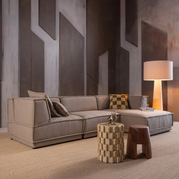 MANU CHAISE LONGUE BANK LINKS TEDDY TAUPE [fsc]