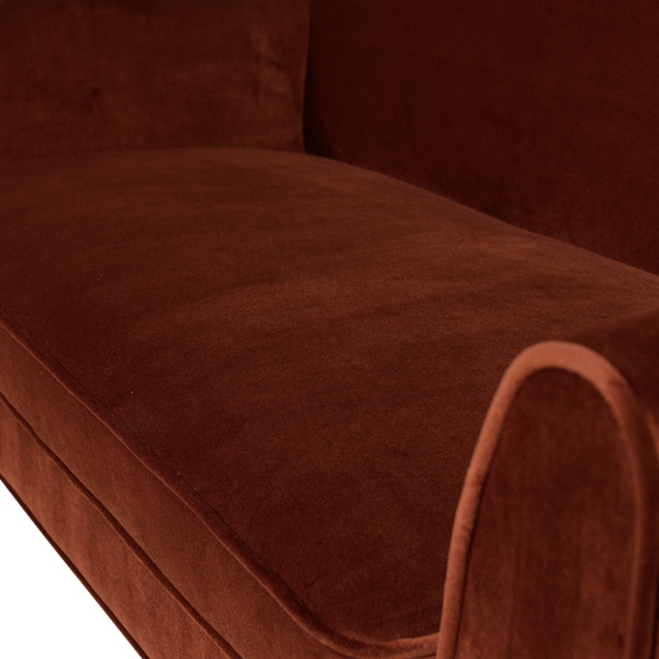 ROCCO BANK 150 CM VELVET ROESTBRUIN [fsc]