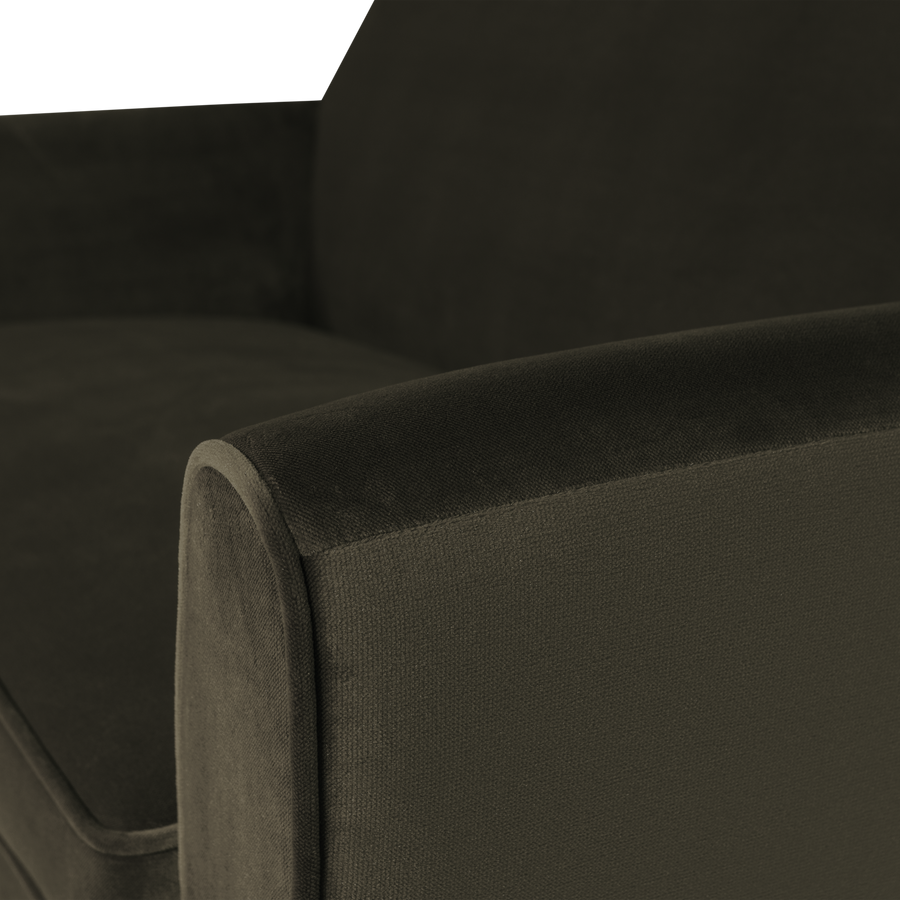 ROCCO BANK 150 CM VELVET WARMGROEN [fsc]