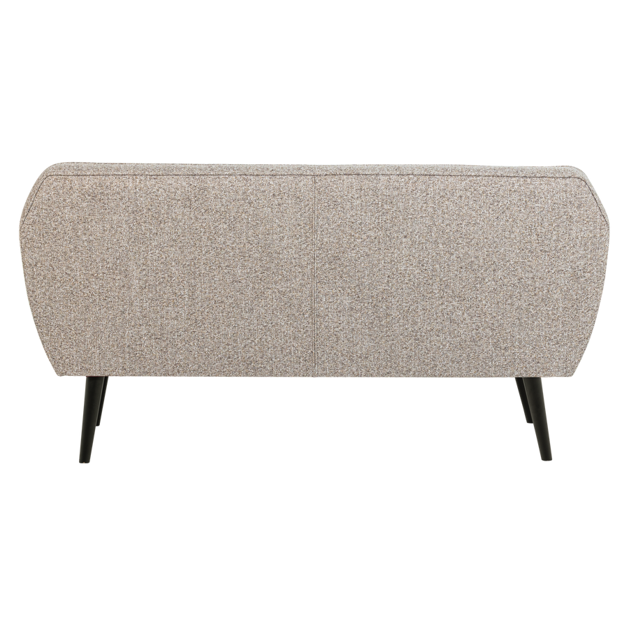 ROCCO BANK 150 CM GEWEVEN STOF BRUIN MELANGE [fsc]
