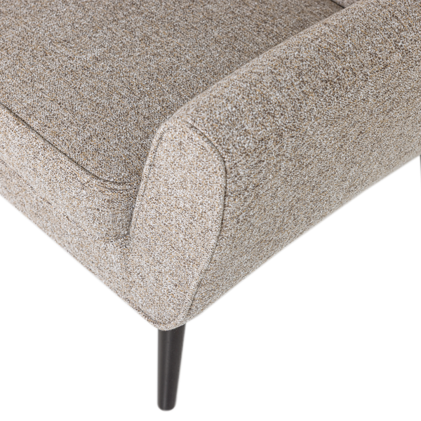 ROCCO BANK 150 CM GEWEVEN STOF BRUIN MELANGE [fsc]