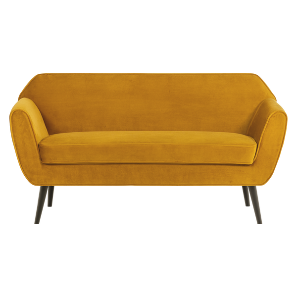 ROCCO BANK 150 CM VELVET OKERGEEL [fsc]