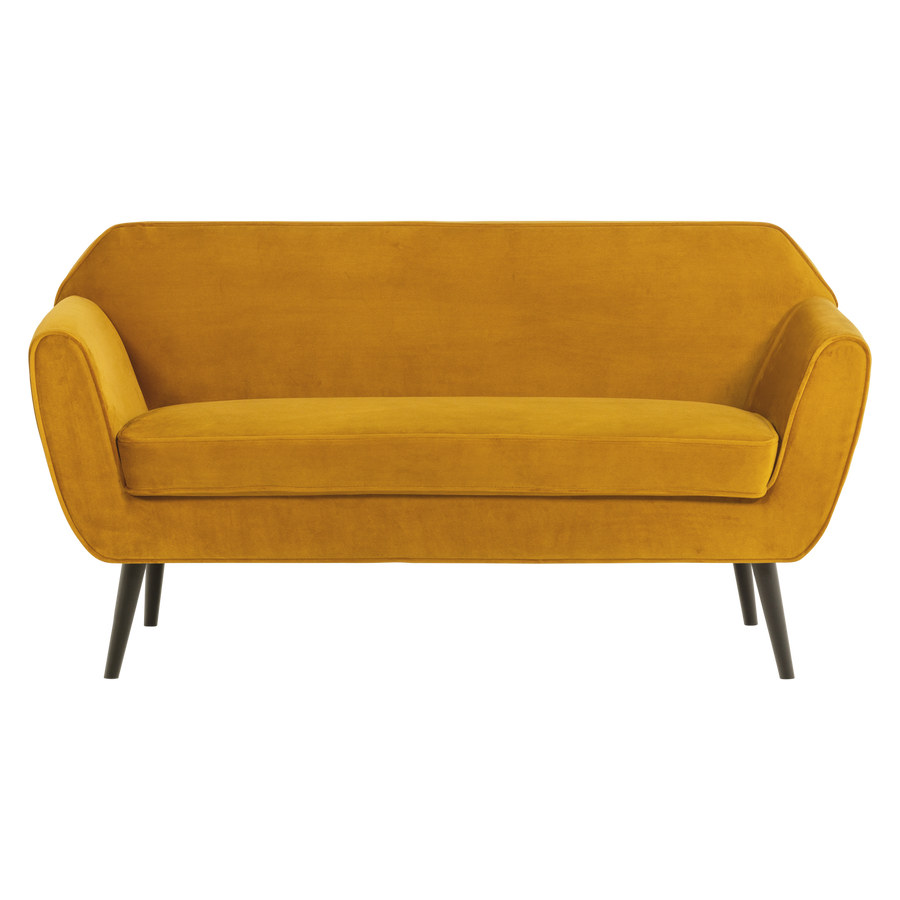 ROCCO BANK 150 CM VELVET OKERGEEL [fsc]