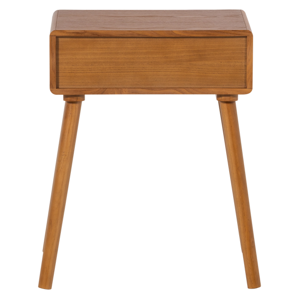 NELO NACHTKASTJE/BIJZETTAFEL HOUT BRUIN [fsc]