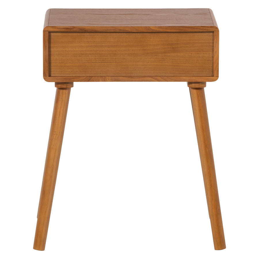 NELO NACHTKASTJE/BIJZETTAFEL HOUT BRUIN [fsc]