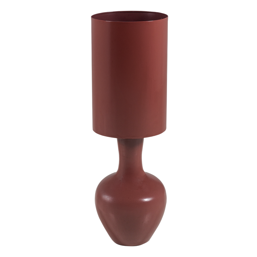 LOA TAFELLAMP XL METAAL HOOGGLANS ROOD