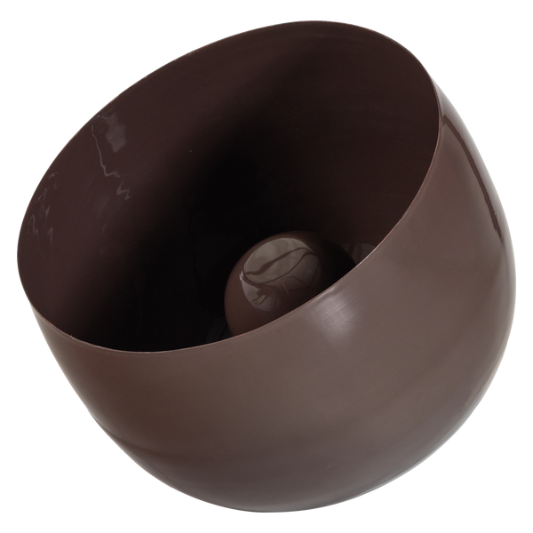 MERO TAFELLAMP 34XO35 CM METAAL HOOGGLANS BRUIN