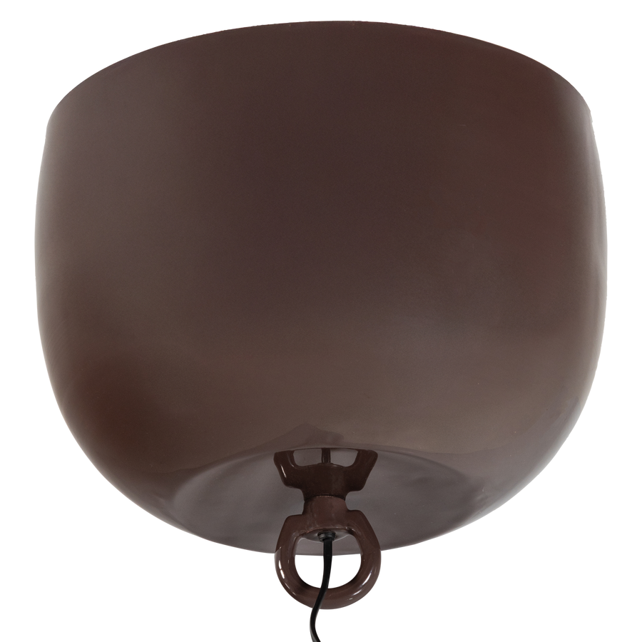 MERO TAFELLAMP 34XO35 CM METAAL HOOGGLANS BRUIN