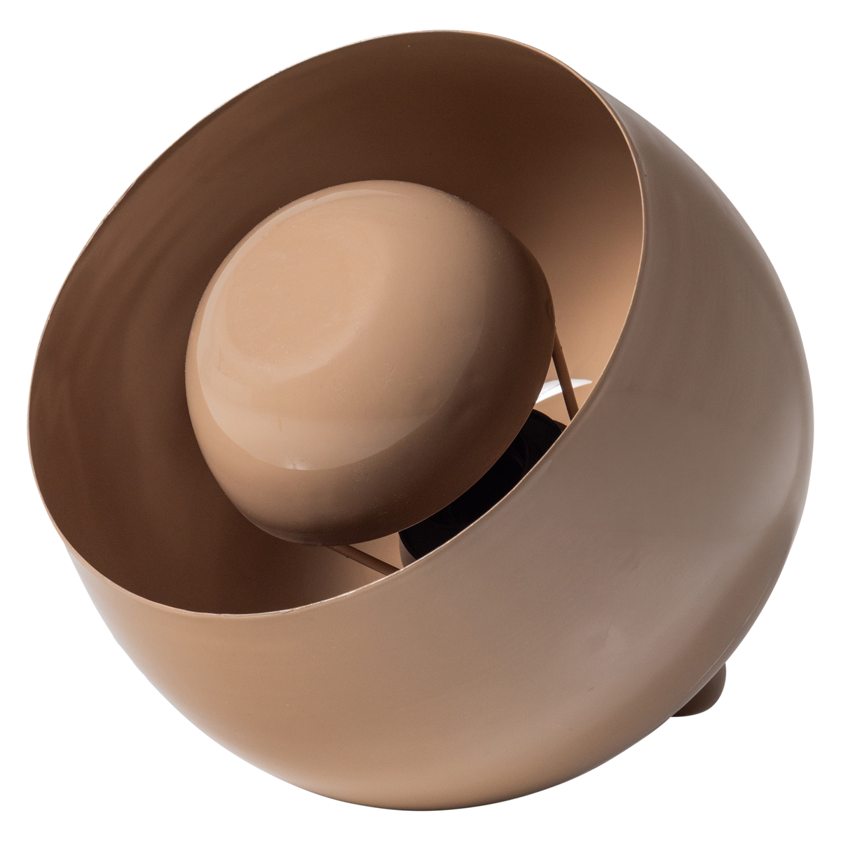 MERO TAFELLAMP 20XO21 CM METAAL HOOGGLANS LICHTROZE