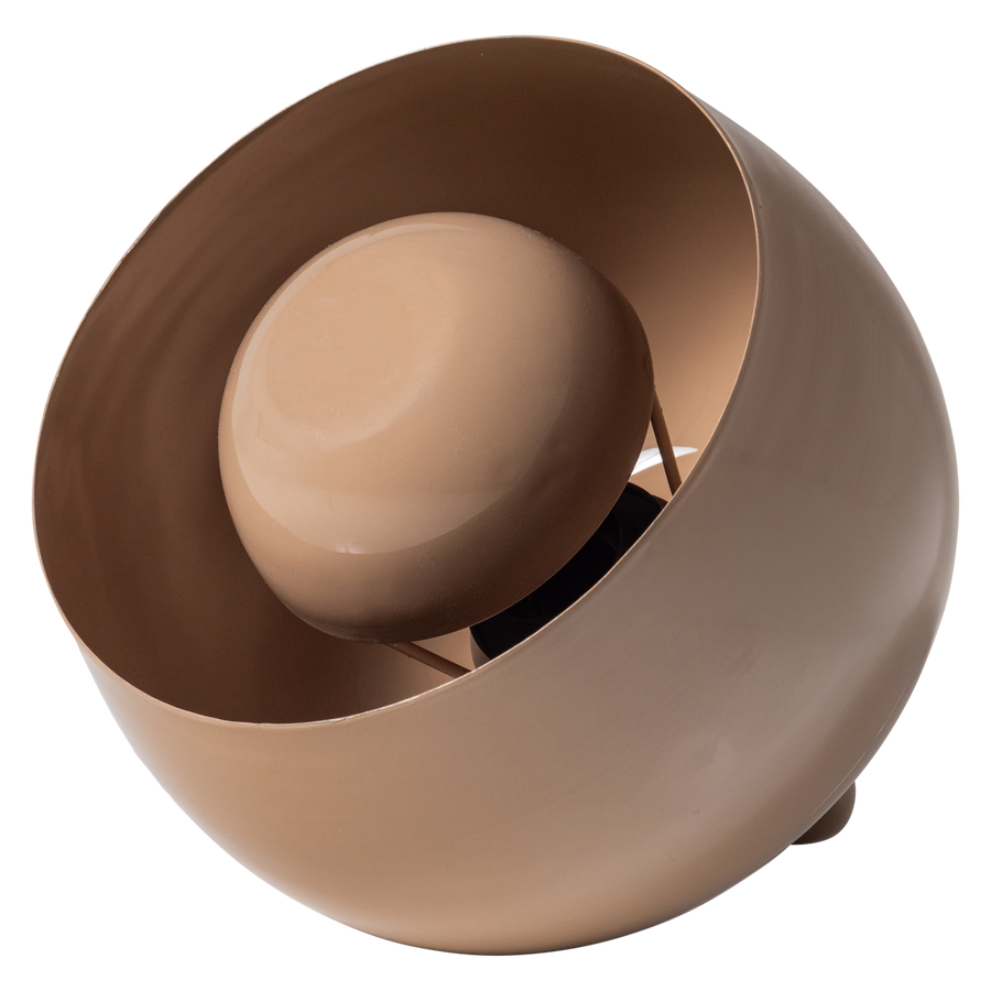 MERO TAFELLAMP 20XO21 CM METAAL HOOGGLANS LICHTROZE