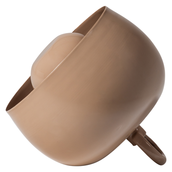 MERO TAFELLAMP 20XO21 CM METAAL HOOGGLANS LICHTROZE