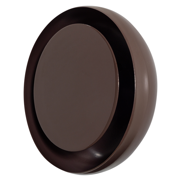 GLOOMY WANDLAMP ROND METAAL BRUIN