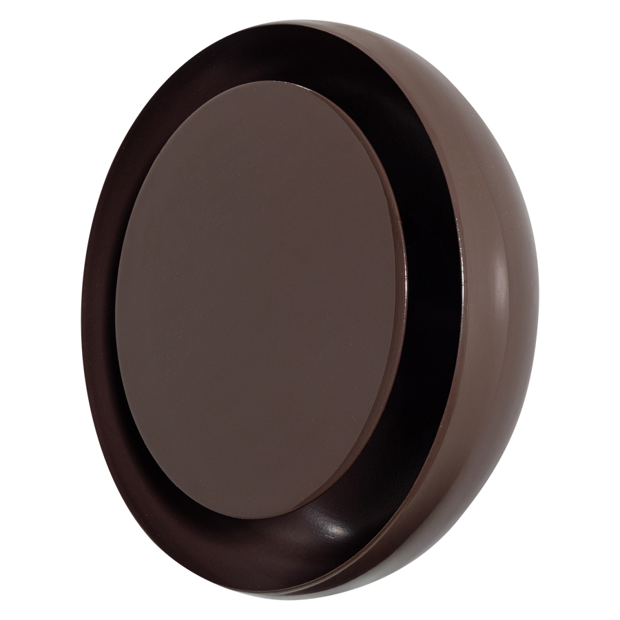 GLOOMY WANDLAMP ROND METAAL BRUIN