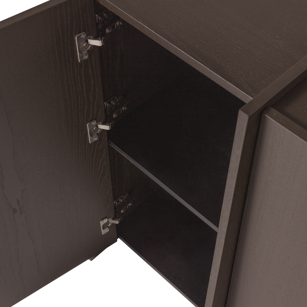 Brock 2-deurs kast essenfineer middenbruin