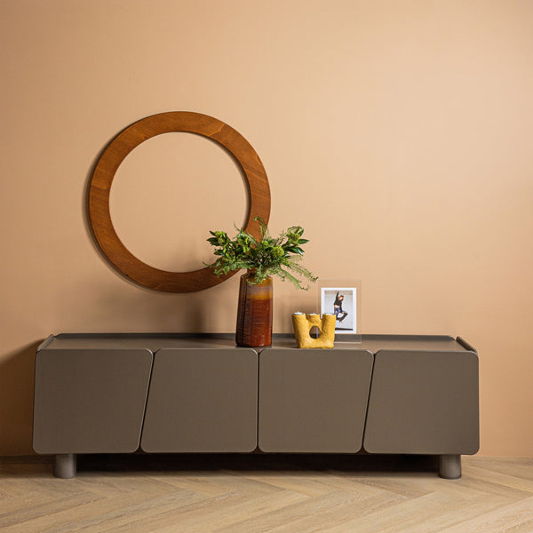 ROOT TV MEUBEL 200 CM GRENEN TRUFFEL BRUIN [fsc]