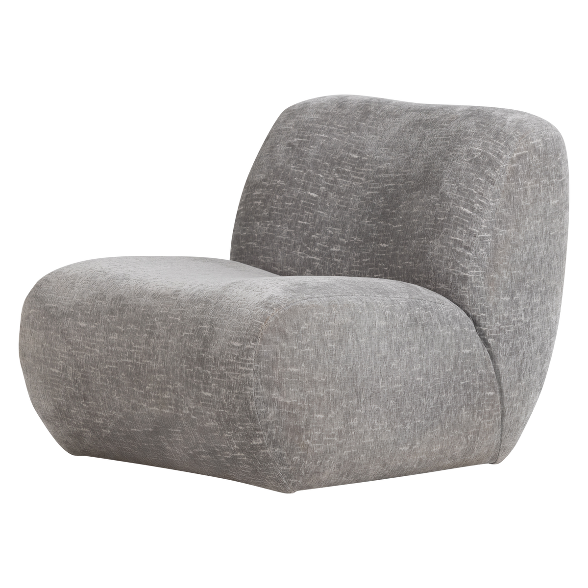Nomu fauteuil craquele velvet lichtblauw