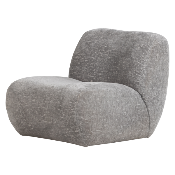 Nomu fauteuil craquele velvet lichtblauw