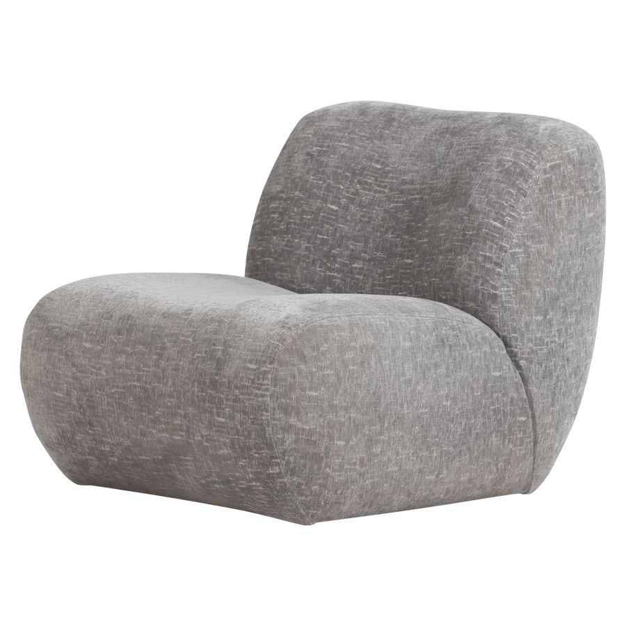 Nomu fauteuil craquele velvet lichtblauw