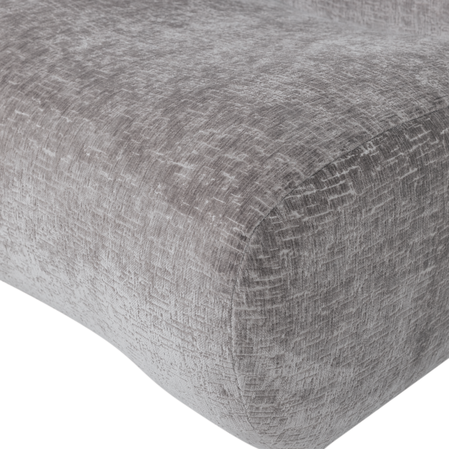 Nomu fauteuil craquele velvet lichtblauw