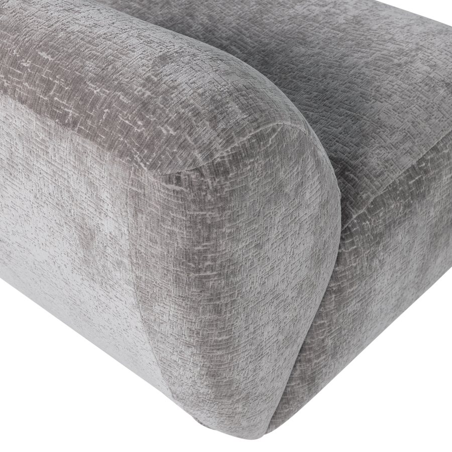 Nomu fauteuil craquele velvet lichtblauw