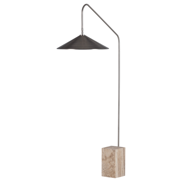 KORN VLOERLAMP METAAL CHROOM