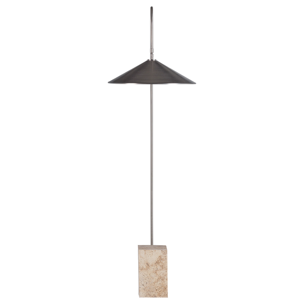 KORN VLOERLAMP METAAL CHROOM