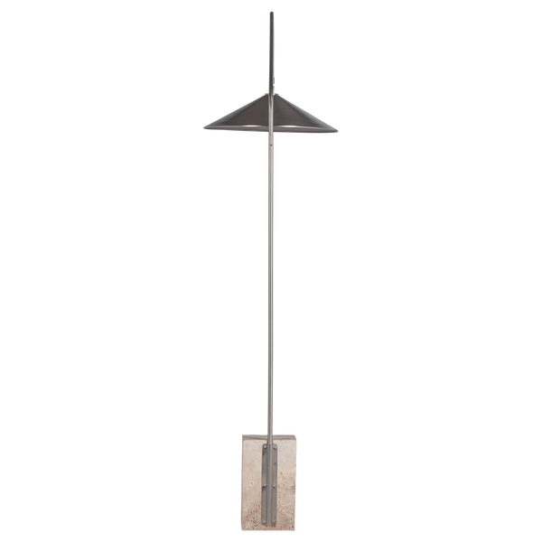 KORN VLOERLAMP METAAL CHROOM
