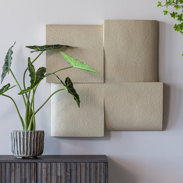 Tide wanddecoratie betonlook zand