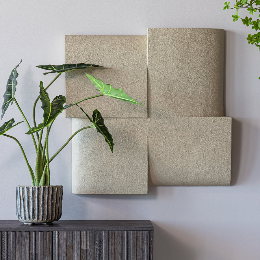 Tide wanddecoratie betonlook zand