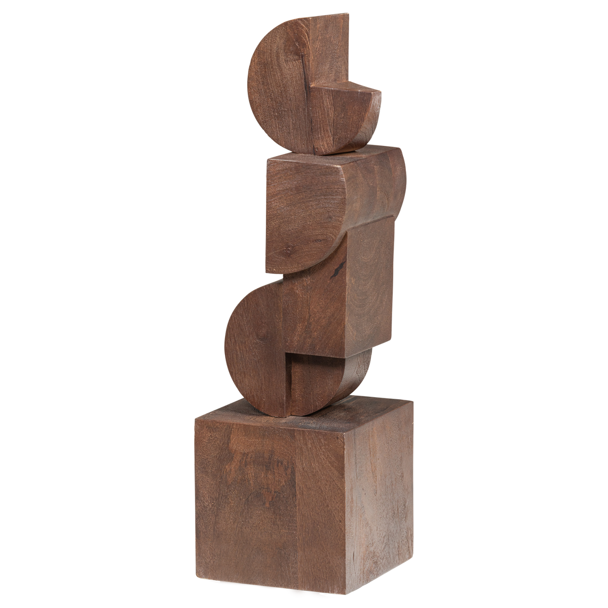 Draxa sculptuur ornament hout bruin