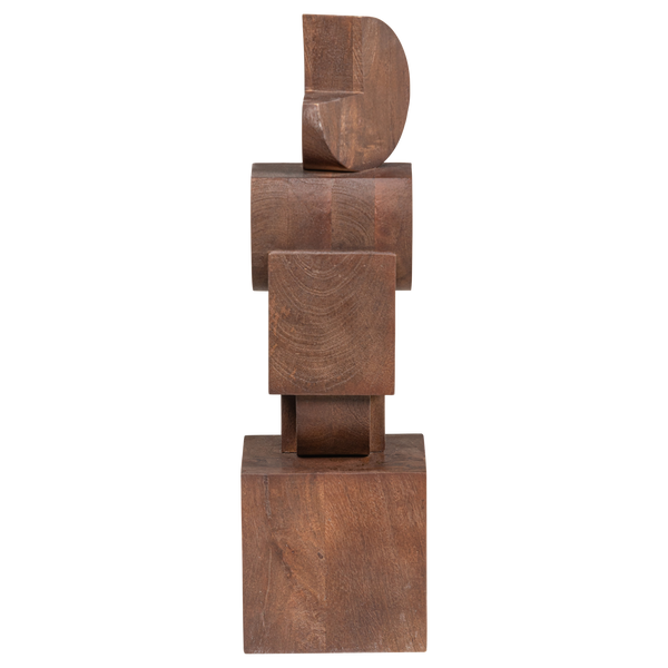 Draxa sculptuur ornament hout bruin