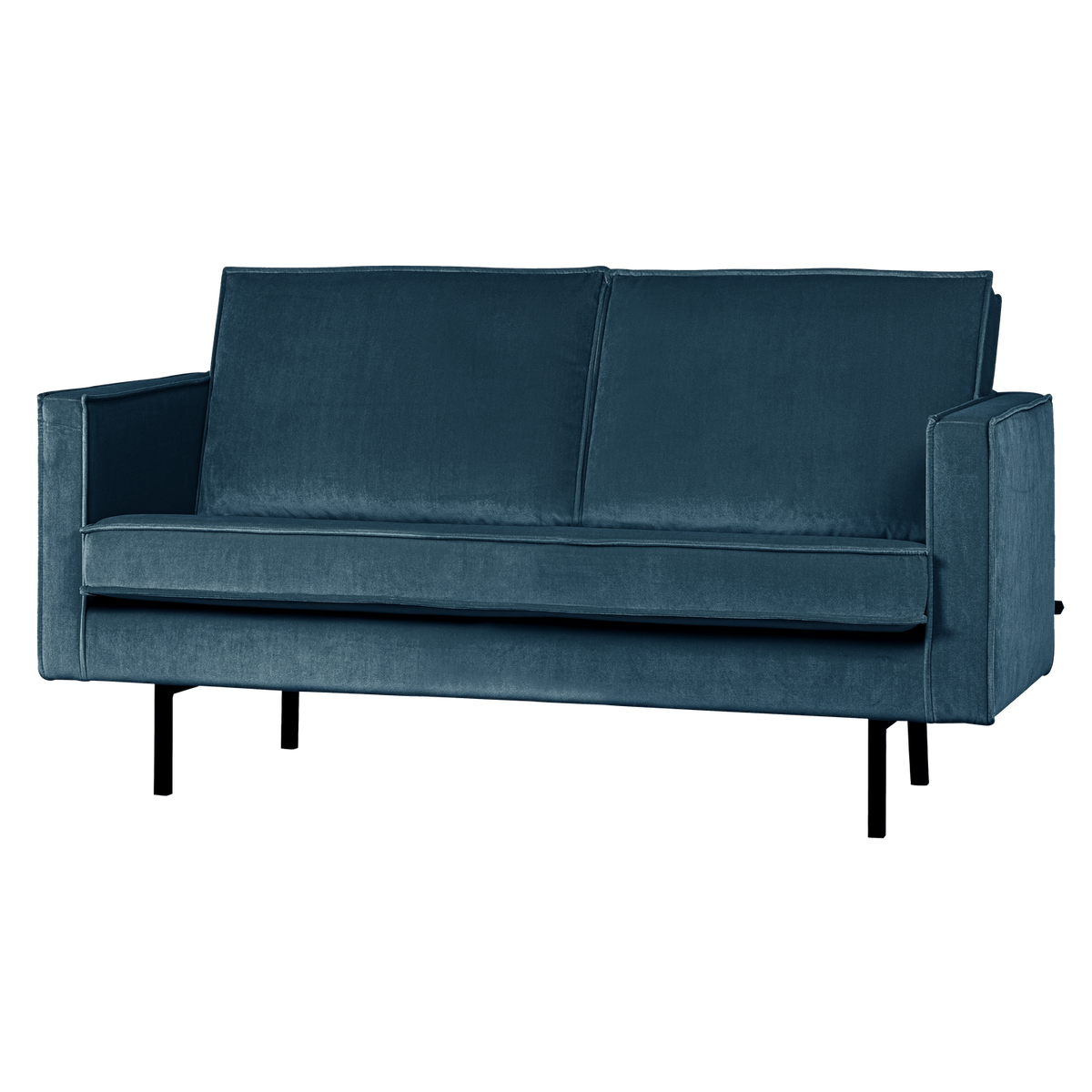 Rodeo 2-zits zitbank velvet blauw