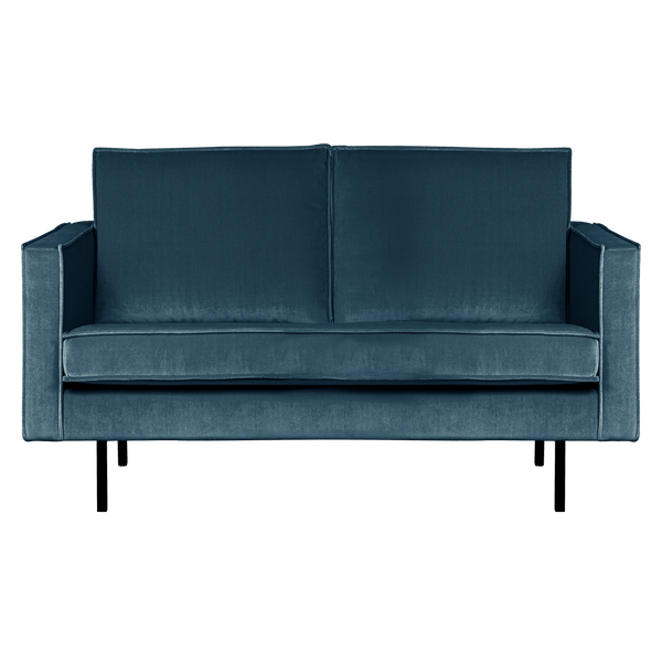 Rodeo 2-zits zitbank velvet blauw