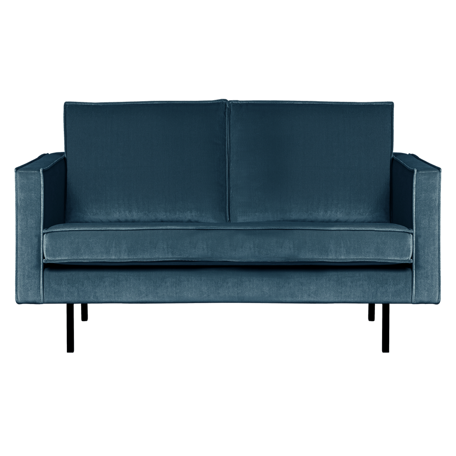 Rodeo 2-zits zitbank velvet blauw