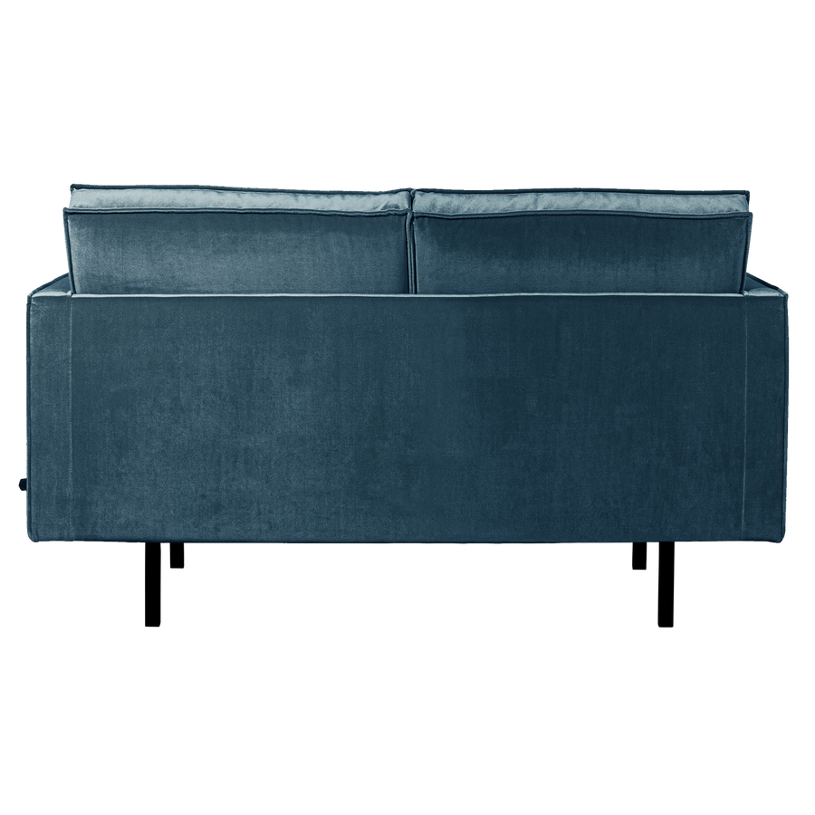 Rodeo 2-zits zitbank velvet blauw
