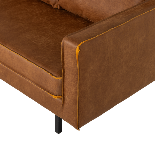 Rodeo 2-zits zitbank ecoleer cognac