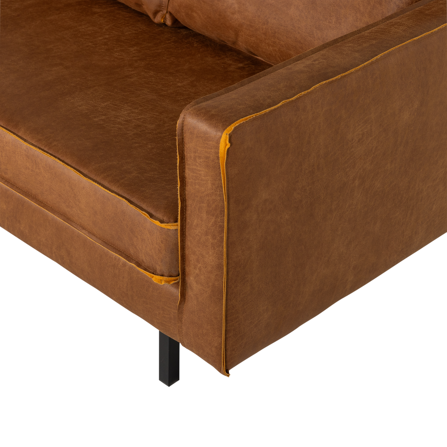 Rodeo 2-zits zitbank ecoleer cognac