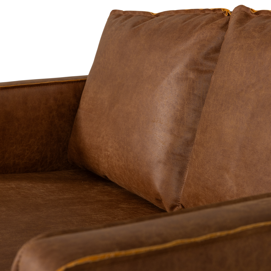 Rodeo 2-zits zitbank ecoleer cognac