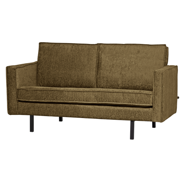 Rodeo 2-zits zitbank structure velvet brass